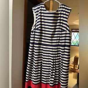 Sandra Darren Striped Dress